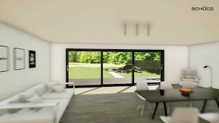 Schuco 3 Panel Aluminium Sliding Door [upl. by Lichtenfeld]