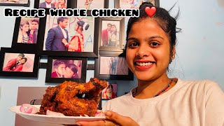 Cooking Whole Chicken Recipe 🍗 Mishtu amp Mishti [upl. by Holli129]