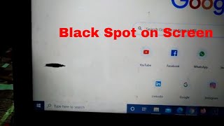 How to Remove Black spot from screen Simple  Fix Hack [upl. by Enuahs]