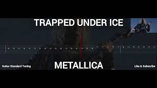 METALLICA  TRAPPED UNDER ICE  TAB GUITAR [upl. by Hesoj]