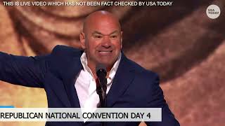 Dana White introduces Donald Trump at the 2024 RNC [upl. by Cornwall]