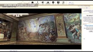 A 3D virtual tour of the Sistine Chapel [upl. by Ativahs431]