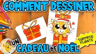 Comment Dessiner un CADEAU [upl. by Ymerej]