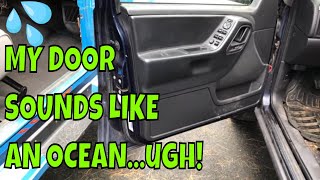 How To Drain Water Out of a Car Door [upl. by Ginder]