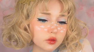 angelic valentines day look • makeup tutorial • cloud cheeks [upl. by Piselli]