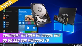 TUTO  COMMENT ACTIVER UN DISQUE DUR NON RECONNU SUR WINDOWS 10 [upl. by Quince]