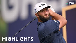 Jon Rahm Round 2 Highlights  2023 DP World Tour Championship [upl. by Handler]