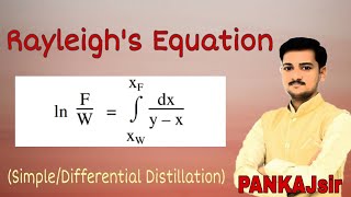 Rayleighs Equation Distillation Mass Transferll Diploma 5th sem [upl. by Telrahc]