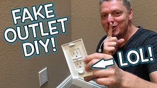 DIY How To Make FAKE OUTLET PRANK [upl. by Chappelka655]