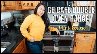 GE CAFE DOUBLE OVEN RANGE  FIRST IMPRESSION REVIEW  CAFE APPLIANCES  EPISODE 2  Bianca Figz [upl. by Samale]