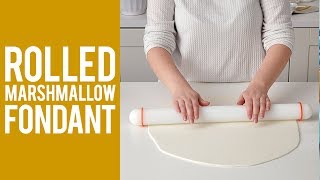 Easy Homemade Marshmallow Fondant Recipe [upl. by Smailliw606]