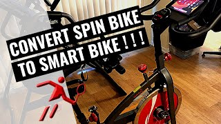 How to Convert Your Inexpensive Spin Bike into a Smart Bike [upl. by Alfy]