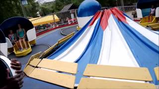 Cedar Point Tilt a Whirl  On Ride POV  July 3 2015 [upl. by Costello]