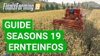 LS19 Seasons  Mega wichtige Ernteinformation und Wirtschaft MOD Seasons 19 [upl. by Nihahs450]