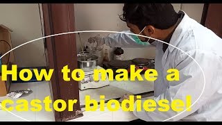 How to make a biodiesel from castor seeds [upl. by Akemet]