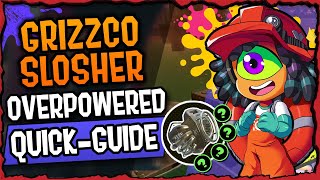 Grizzco Slosher Overpowered Monster  Quick Weapon Guide  Splatoon 3 Salmon Run [upl. by Kimmie]