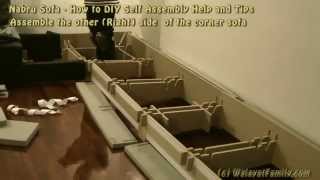 Nabru Sofa  How to DIY Self Assembly Help and Tips [upl. by Walley]