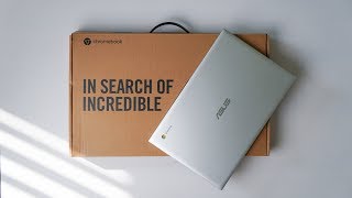 ASUS Chromebook C425 Unboxing amp HandsOn [upl. by Maurilla]