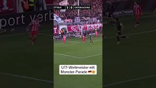 U17WELTMEISTER MIT MONSTERPARADE 🤯 [upl. by Nillek]