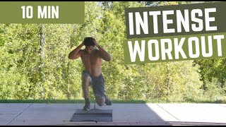 10 MIN  INTENSE ADVANCED HIIT Workout  No Equipment  SWEATY WOKOUT 🏁 [upl. by Nomit]