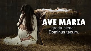 AVE MARIA GRATIA PLENA  Ave María de Schubert en Latín con subtítulos en Español [upl. by Nova403]