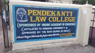 Pendekanti law college [upl. by Marybella]