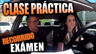 Recorrido de examen Clase Práctica de Coche  Autoescuela Lara [upl. by Ynabla63]