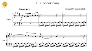 El Condor Pasa Piano SoloSheets [upl. by Yancy]