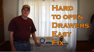 Hard to open Drawers Easy Fix [upl. by Nalrah]