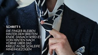 In 6 Schritten zum perfekten doppelten Windsorknoten [upl. by Eissat]