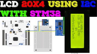 How to interface LCD20x4 with STM32  I2C  HAL  CubeMx  TrueStudio [upl. by Bronwyn930]