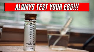 TESTING ETHANOL E85  Using the FuelIt Ethanol Tester [upl. by Nellda]