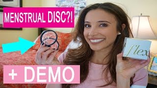 Flex Menstrual Disc  Demo I PERIOD TALK [upl. by Dlorrej]