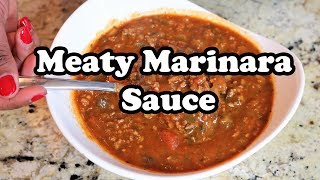 Marinara Meat Sauce  Lasagna Sauce Recipe  How To  Chef Lorious [upl. by Waldo255]