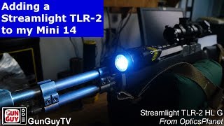 Reviewing the Streamlight TLR 2 HL G added to my Ruger Mini14 [upl. by Margarita]