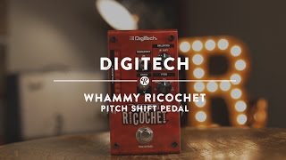 Digitech Whammy Ricochet Pitch Shift Pedal  Reverb Demo Video [upl. by Welcher]