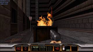 Duke Nukem 3D Episode 1 Playthrough 100 Secrets [upl. by Brenk691]