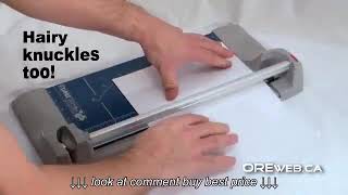 Paper Cutter Trimmer Dahle 507 Rotary [upl. by Yrod]