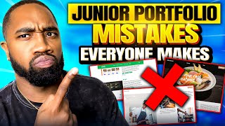 Junior Portfolio Mistakes EVERYONE Makes  Junior Web Developer Portfolio Review [upl. by Onitselec]