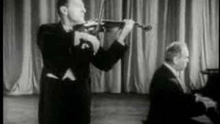 Jascha Heifetz plays La Fille Aux Cheveux De Lin [upl. by Chadd]