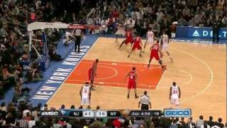 The Jeremy Lin Show Vs New Jersey Nets 2412 [upl. by Gascony]