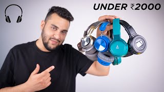 Best Wireless Headphones under 2000  Ranking Worst to Best [upl. by Nattie]