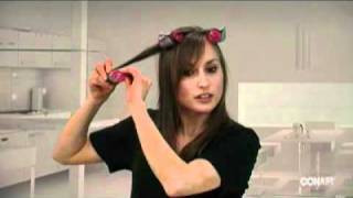 Xtreme Instant Heat Multisized Hot Rollers on Straight Hair How To Video [upl. by Fleurette758]