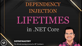 Dependency Injection Lifetimes in NET Core NET Interview Questions [upl. by Eninnaej]