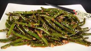 Szechuan Sichuan Green Beans  Indo Chinese Recipe  Show Me The Curry [upl. by Eugatnom]