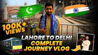 Pakistani going to India  Lahore to Delhi by road  Complete Journey Vlog [upl. by Ylurt]