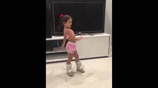 5 yearl old girl dancing chillax [upl. by Brander]