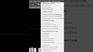 How to create 3D text in photoshop 2024 [upl. by Fries]
