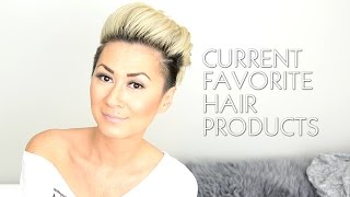 CURRENT FAVORITE HAIR PRODUCTS FOR SHORT HAIR [upl. by Romelle]