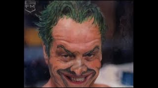 Makeup The Joker Jack Nicholson Batman Behind The Scenes [upl. by Edaj]